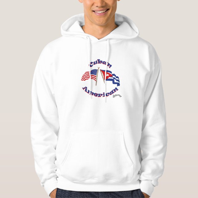 Kubanischer Amerikaner Hoodie (Vorderseite)