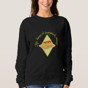 Kubanischer Sandwich-Vorbehalt Dark Background Edi Sweatshirt