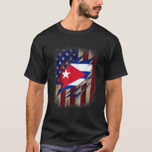 Kubanisches Blut im Inneren des amerikanischen Kub T-Shirt