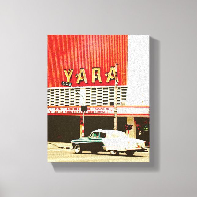 Kubanisches Foto Alt-Havanna | Yara | Leinwanddruck (Vorderseite)