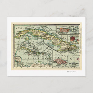 KubaPanorama KarteKuba Postkarte