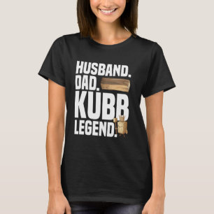 Kubb Husband Viking Schach Spieler Yard Game Set K T-Shirt