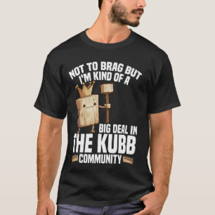 Kubb King Viking Schach Player Rutsche Spiel Set K T-Shirt
