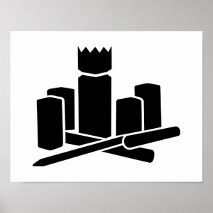 Kubb Poster