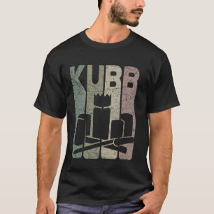 Kubb Vintage Kubb Spieler Retro Kubb Spiel T-Shirt