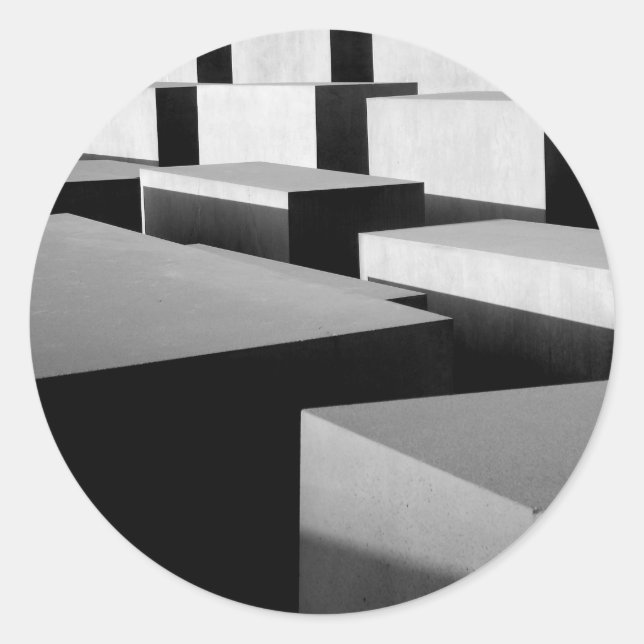 Kuben in Berlin Runder Aufkleber (Vorderseite)