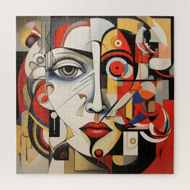 Kubismus Frauen Abstrakte Kunst Puzzle (Vertikal)