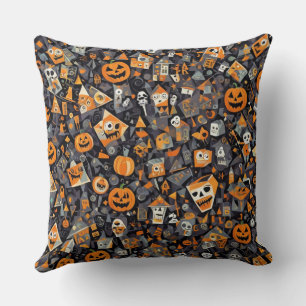 Kubismus Halloween Kissen