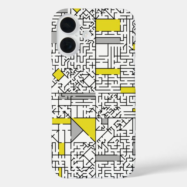 Kubismus Maze Case-Mate iPhone Hülle (Rückseite)