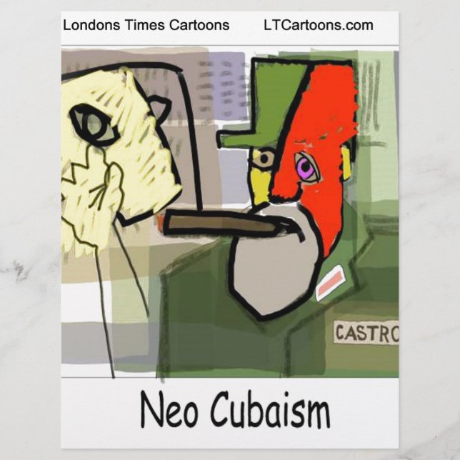 Kubist Castro NeoCubaism Funny (Vorderseite)