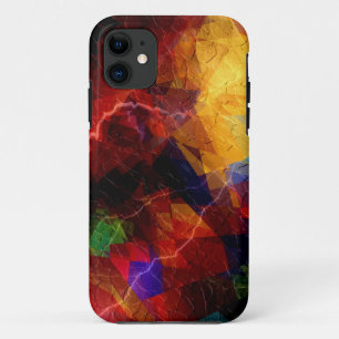 Kubistische Abstrakte Kunst Moderne Geometrische iPhone 11 Hülle