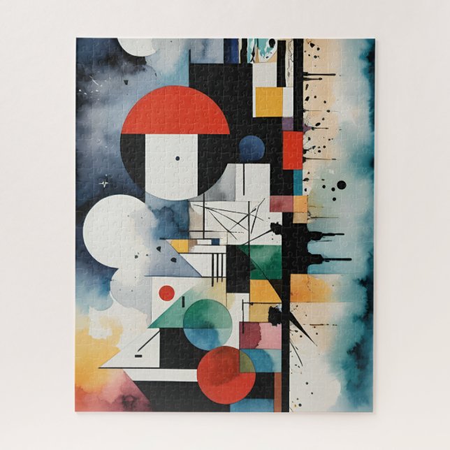 Kubistische Seascape Puzzle (Vertikal)