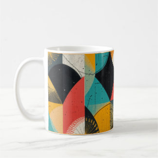 kubistischer Fisch Kaffeetasse