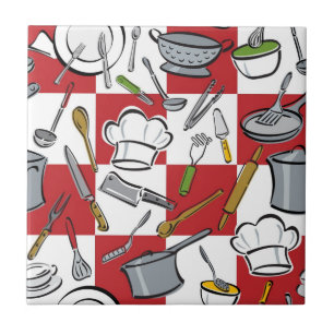 Küche bearbeitet Karo Fliese