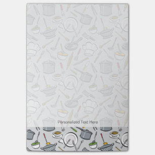 Küche bearbeitet Muster Post-it Klebezettel