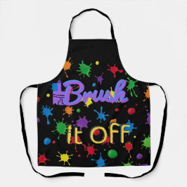 Küche "Brush It Off" farbenfrohe Paint Splash Craf Schürze