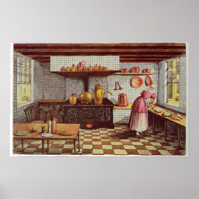 Küche des Hotels St.Lucas Poster (Vorne)