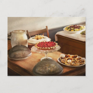 Küche - Essen - Der Nachtischgang Postkarte