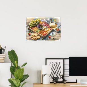Küche für lustige Lebensmittel-Liebhaber Poster