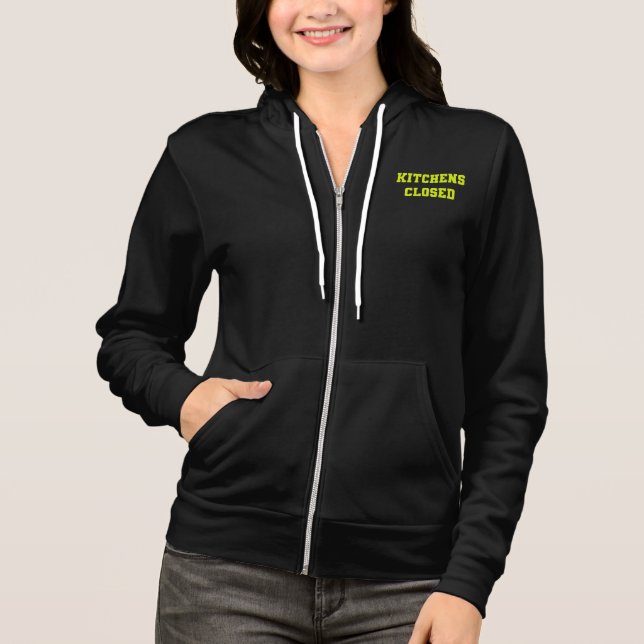 Küche geschlossen hoodie (Vorderseite)