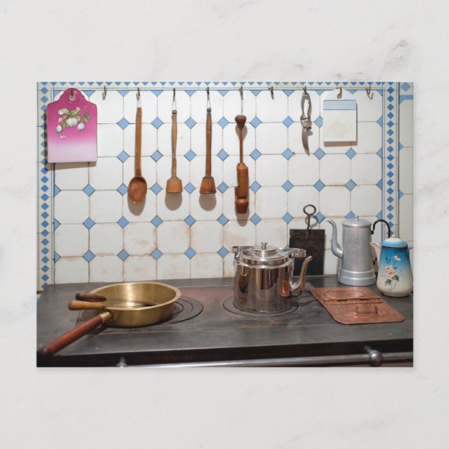 Küche im Jugendstil Postkarte (Vorderseite)