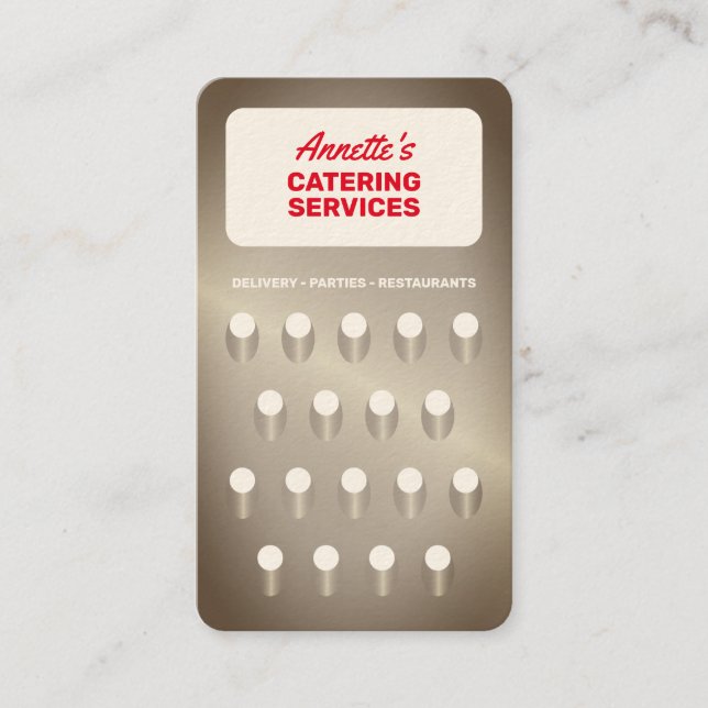 Küche Imitate Nahrung gratis Vintag Visitenkarte (Vorderseite)