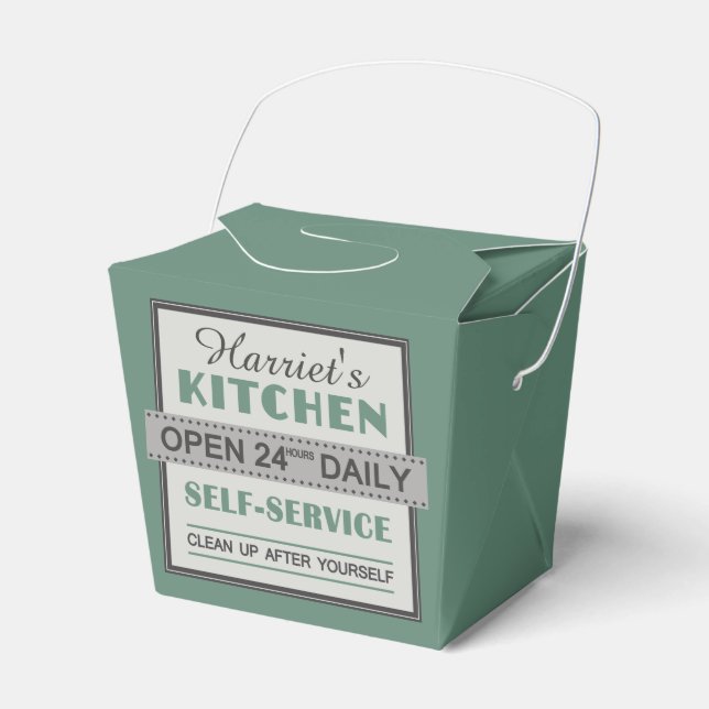 Küche - individuelle Name - Geschenkschachteln (Vorderseite)