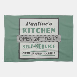 Küche - individuelle Name - Handtuch