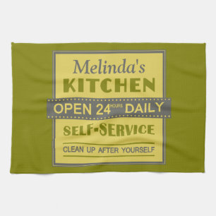 Küche - individuelle Name - Handtuch