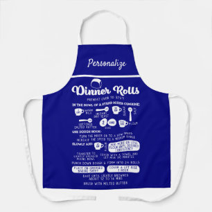 Küche Kochen Abendessen Rolls Rezept Blaues Backen Schürze