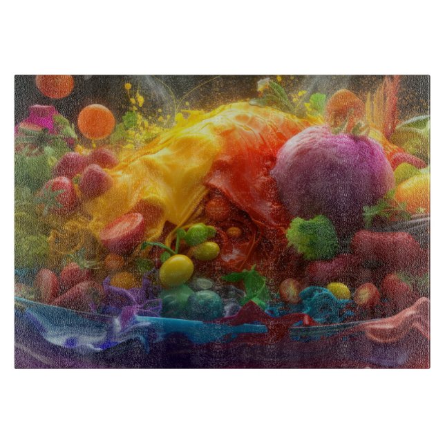 Küche Lebensmittel Gemüsezuschnitt Schneidebrett (Vorderseite)