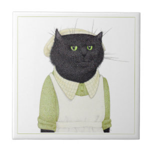 KÜCHE MAID CAT 4.25" Quadrat Keramik Tile Fliese