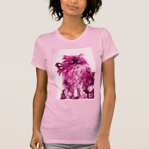 KÜCHE MIT ROSE, rosa Fuchsienweiß T-Shirt