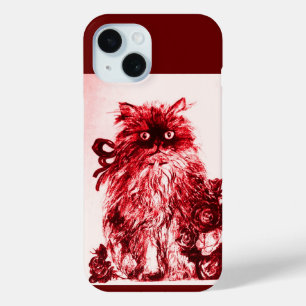 KÜCHE MIT WEISSEN ROTE ROSEN iPhone 15 HÜLLE