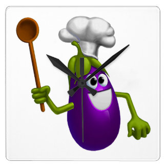 Küche Quadratische Wanduhr