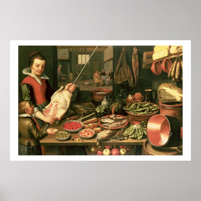 Küche Räume mit einem Haushaltshilfe Poster (Vorne)