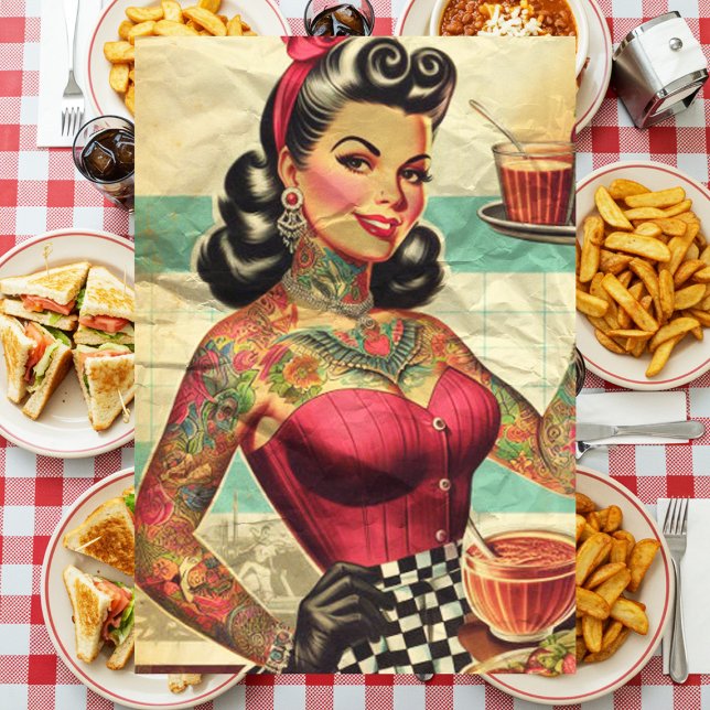 Küche Restaurant Button-up Seidenpapier (Von Creator hochgeladen)