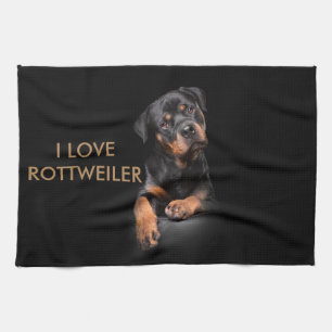 Küche Towl Rottweiler Handtuch