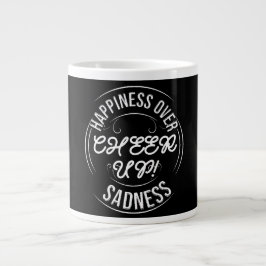 KÜCHE WÄHLE GLÜCKLICH AUFMUNTERUNG SPEZIAL-TASSE  Jumbo-Tasse