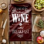 Küche Weisheit Essen ohne Wein Geschirrtuch<br><div class="desc">Essen ohne Wein Küchentücher - Viele sagen, Wein ist ein Heiler. Ein Wein pro Tag bietet gesundheitliche Vorteile und hilft sogar, Stress abzubauen und nach einem langen Tag zu entspannen. Zur Feier dieser wissenschaftlichen Durchbruch lol haben wir das ultimative sonderbare Küchentuch, Weinfarbe (natürlich!) entworfen. Mit der typografischen Botschaft: "Ein Essen...</div>