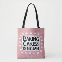 Kuchen backen ist mein Jam Totbeutel