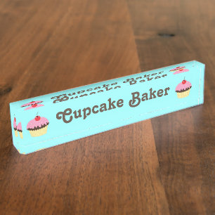 Kuchen-Bäcker-kundengerechtes Namensschild Namensplakette