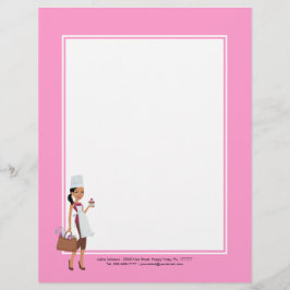 Kuchen-Bäckerei-Briefkopf-Afroamerikaner #1 Briefkopf