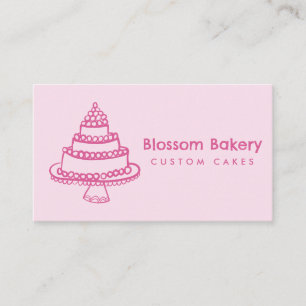 Kuchen Bäckerei Dessert Catering INDIVIDUELLER QR  Visitenkarte