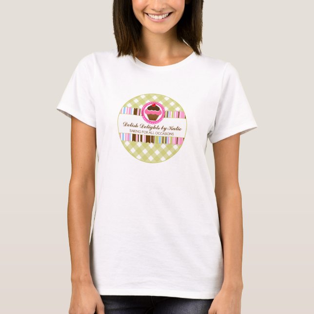 Kuchen-Bäckerei-Geschäft T-Shirt (Vorderseite)