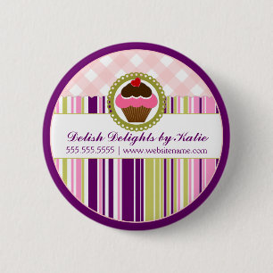 Kuchen-Bäckerei-Knopf Button