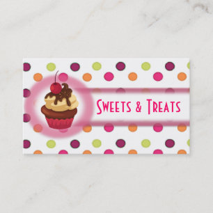 Kuchen-Bäckerei-Visitenkarte Visitenkarte
