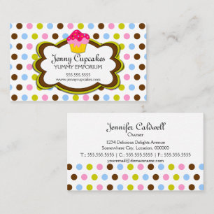 Kuchen-Bäckerei-Visitenkarten Visitenkarte