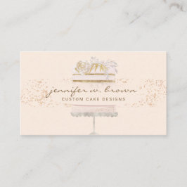 Kuchen Blumengebäck Konditorgebäck Patisserie Visitenkarte