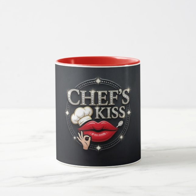 Küchen-Chef-Kuss-Tasse Tasse (Zentrum)